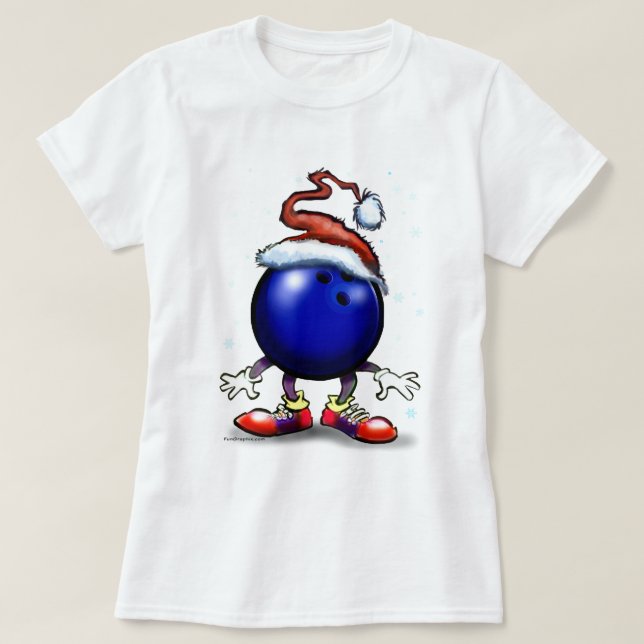 Bowlingjul T Shirt (Design framsida)