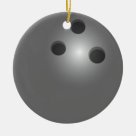 Bowlingjulprydnad Julgransprydnad Keramik