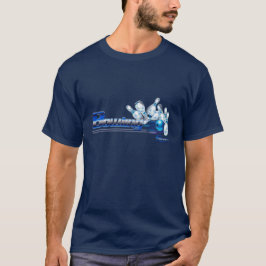 Bowlingkäglor och boll t shirt