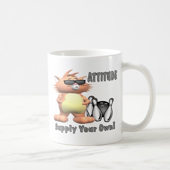 Bowlingkatt: Inställning Kaffemugg (Höger)