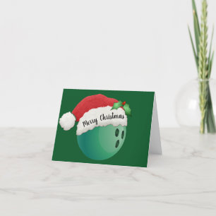 Bowlingklot Design Julkort Kort