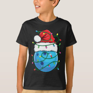 Bowlingklot Med Julhatt Män Pojkar Jul Xma T Shirt