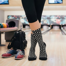 Bowlingklot Mönster Strumpor