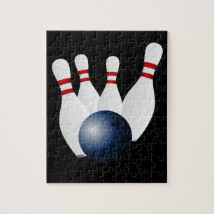 Bowlingklot- och stiftpussel pussel