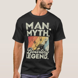Bowlingklot Pinne Bowlare Strike Bowling Fanatiker T Shirt