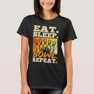 Bowlingklot Pinne Bowlare Strike Bowlinglag Bowlin T Shirt