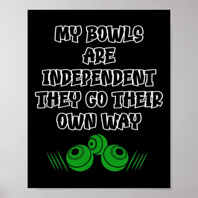 Bowlingklot  poster (Framsidan)