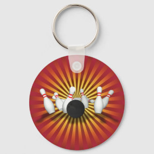 Bowlingklot & stift: 3D modellerar: Keychain Nyckelring