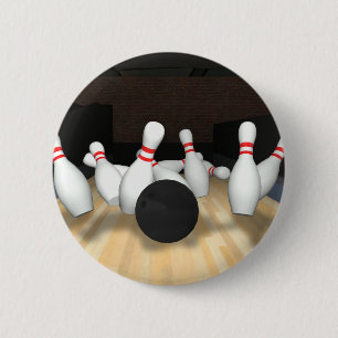 Bowlingklot & stift: 3D modellerar: Knapp