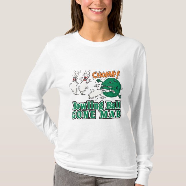 bowlingklotet har blivit galet t-shirt (Framsida)