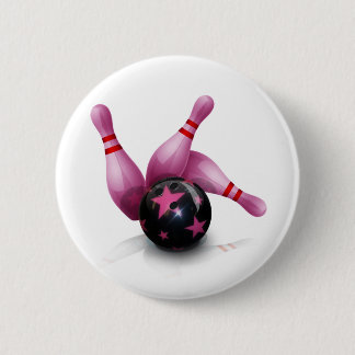 Bowlinglag - boll och stift knapp