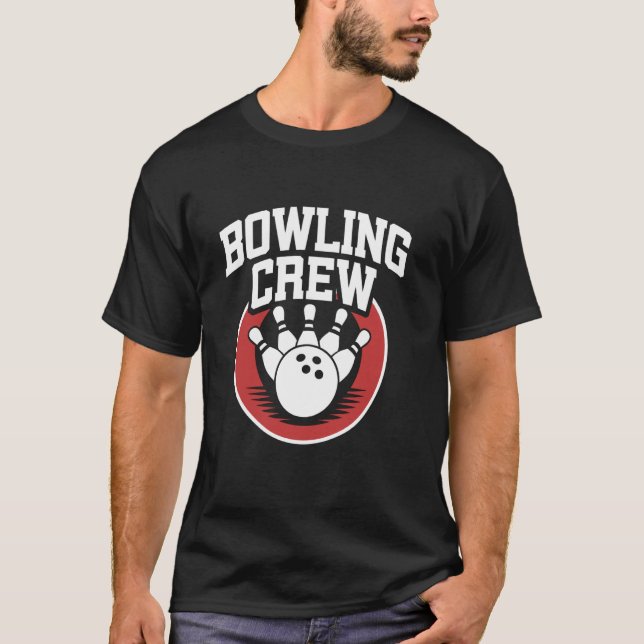 Bowlinglag Bowlare Bowlingkäglor för kvinnor T Shirt (Framsida)