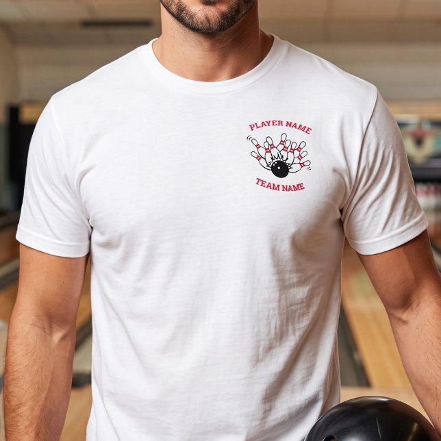 Bowlinglaglogotyp | Strike Anpassad Polotröja T Shirt (Skapare uppladdad)