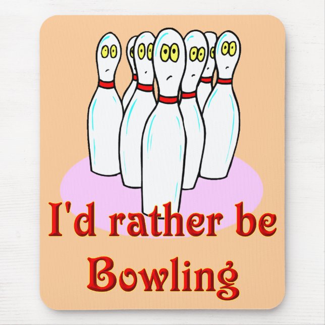 bowlingmousepad musmatta (Framsidan)