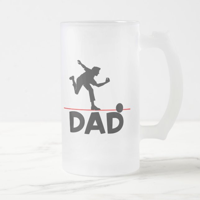 Bowlingpappa Frostat Ölglas (Höger)