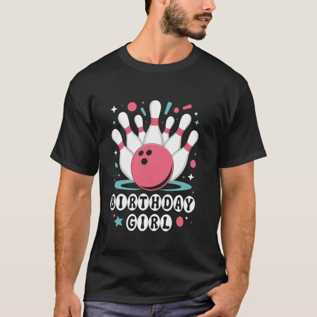 Bowlingspelare bowlingtränare bowlinglag Rolig bow T Shirt (Framsida)
