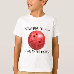 Bowlingspelare Gör Det... I Alla Tre Hålen. Tee
