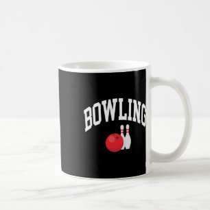 Bowlingspelare Grafik Kaffemugg