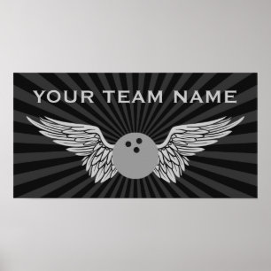 bowlingteam namn poster