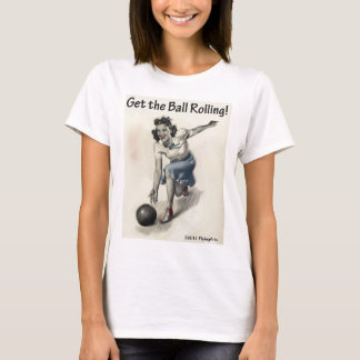 Bowlingutslagsplatsskjorta T Shirt