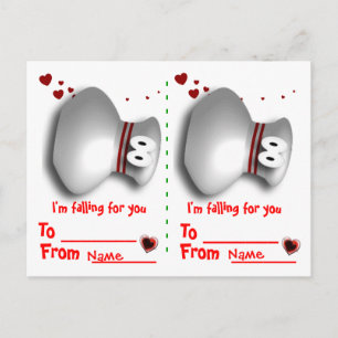 Bowlingvalentines Helg Vykort