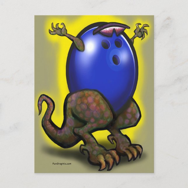 BowlingZilla Vykort (Framsida)