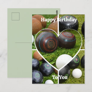 Bowls Heart Foto Collage, Födelsedagskort Vykort
