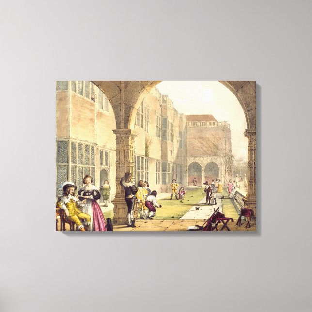 Bowls on the Terrace at Bramshill in 1600, from 'A Canvastryck (Framsida)