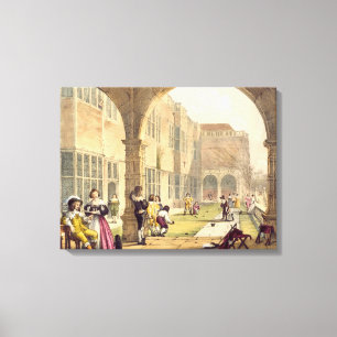 Bowls on the Terrace at Bramshill in 1600, from 'A Canvastryck