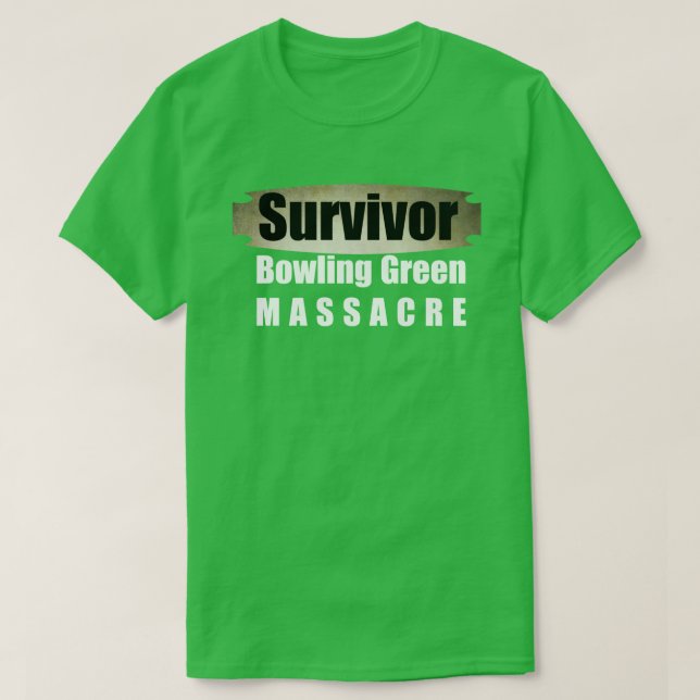 Bowlsplanmassakeröverlevande T-shirt (Design framsida)