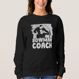 Bowman Coach Båg Pil Klubb Tävling Bågskytte C T Shirt
