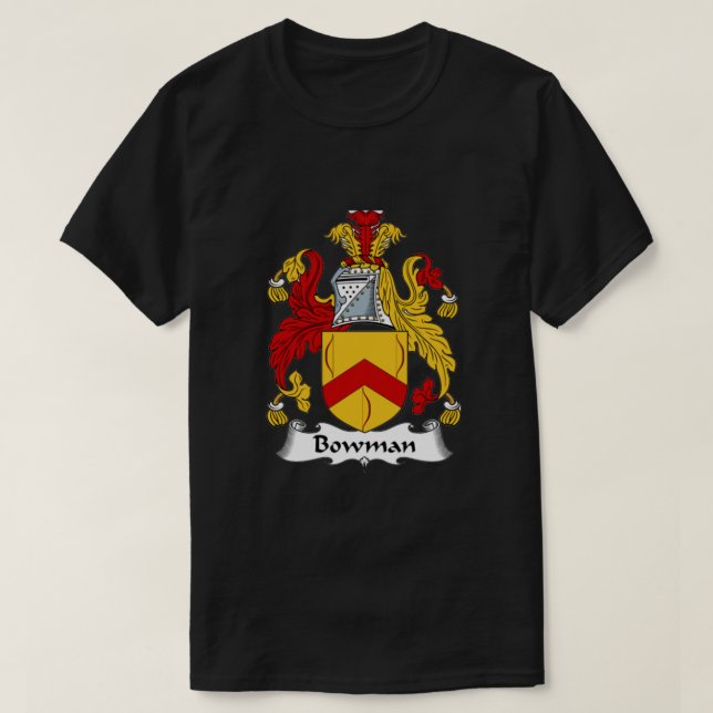 Bowman Coat of Arms  Bowman Family Crest Essential T Shirt (Design framsida)