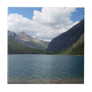 Bowman Sjö - Glacier National Park Montana Kakelplatta