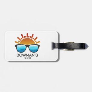 Bowman's Beach Florida Solglasögon Bagagebricka