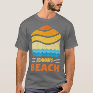Bowmans Beach Florida - Vintage Vågar Graphic T Shirt