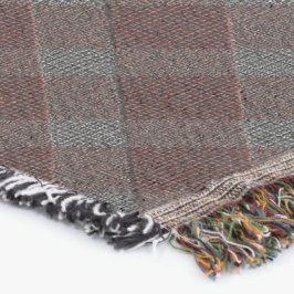 Bown kor tartan pläderat med lätt grått lindring filt