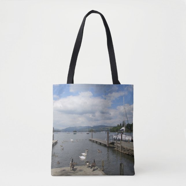 Bowness-on-Windermere Tote Bag Tygkasse (Framsida)