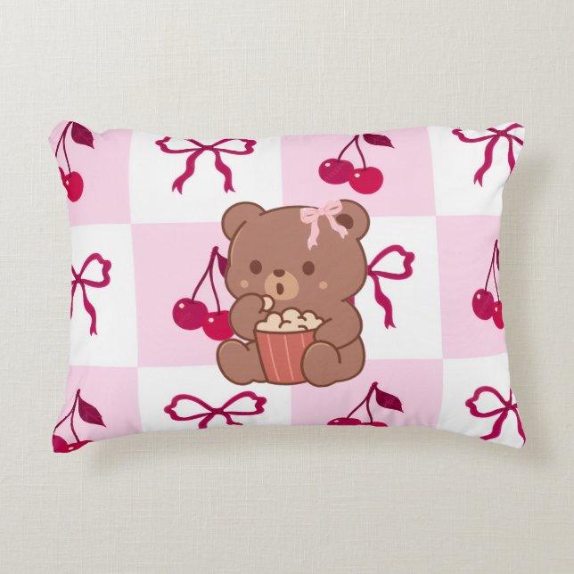 Bows & Bears Accent Cushion Prydnadskudde (Framsidan)