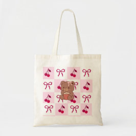 Bows & Bears Tote Bag Tygkasse