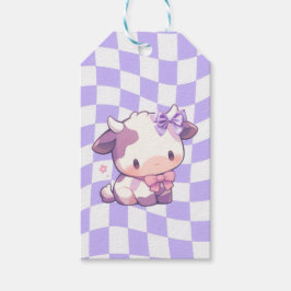 Bows & Bull's Gift Tag Presentetikett