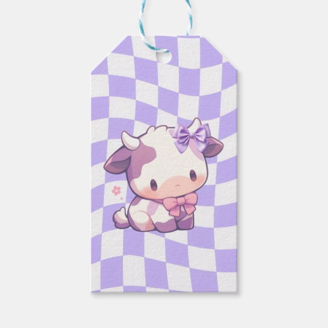 Bows & Bull's Gift Tag Presentetikett (Framsidan)