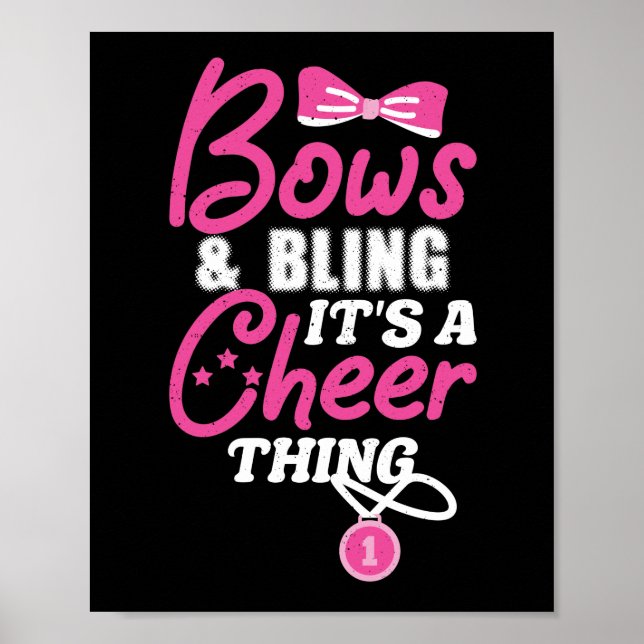 Bows och Bling's a Cheer-ledare för Sak Girl Poster (Framsidan)