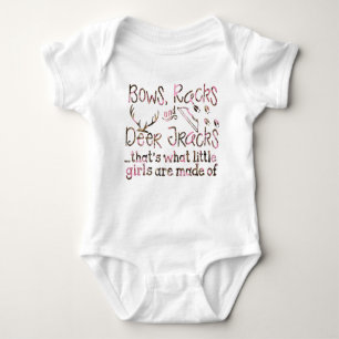 Bows, Racks & Hjort Tracks Little Girls T Shirt