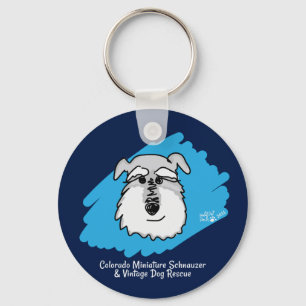 Bowser schnauzeren Keychain Nyckelring