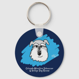 Bowser the Schnauzer Keychain Nyckelring