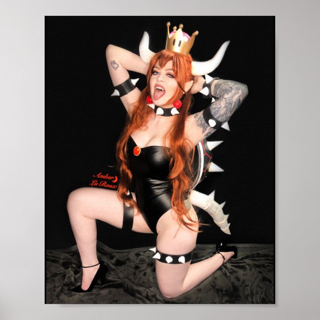 Bowsette Cosplay Poster (Framsidan)