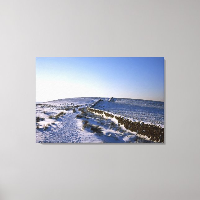 Bowstonegate Winter Helgdag Card Canvastryck (Framsida)