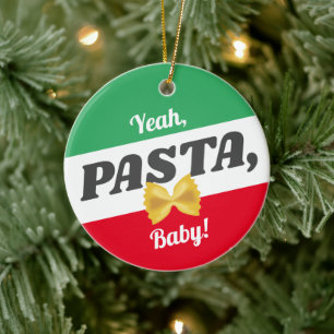 Bowtie Pasta Italia Julfodie Julgransprydnad Keramik