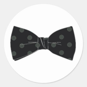 Bowtie Sticker Runt Klistermärke