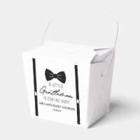 Bowtie Suspenders A Little gentleman Baby Shower